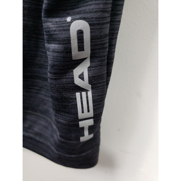 Head Men's  Polo Performance Comfort Stretch  Slhirt Striped Size XL. Black gray - Picture 8 of 9